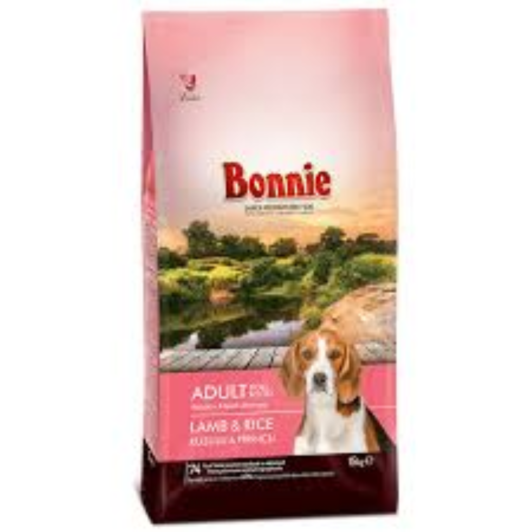 BONNIE ADULT DOG LAMB & RICE 15KG